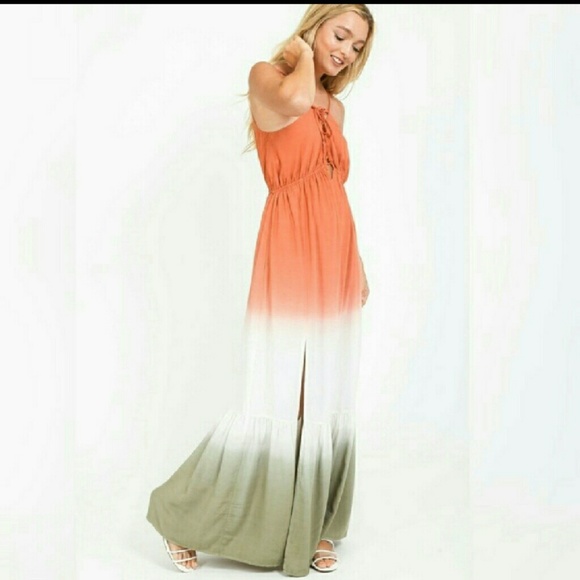Threadzwear Dresses & Skirts - Ombre Maxi Dress